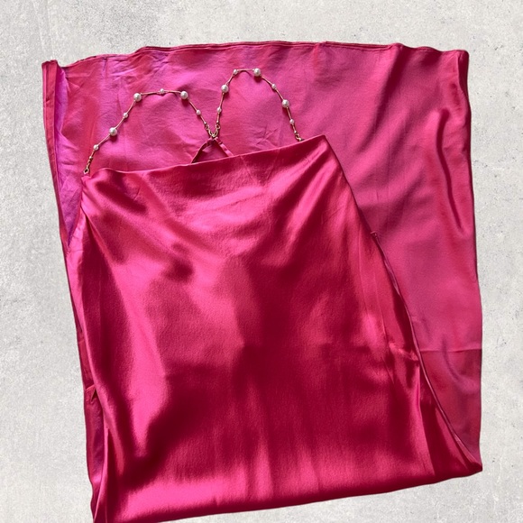 Julie Brown Savi Slip Dress- It's Pink - Picture 3 of 7